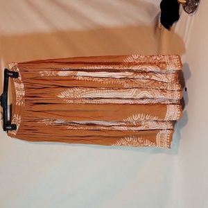 NWT Philosophy skirt, Brown, Size Small